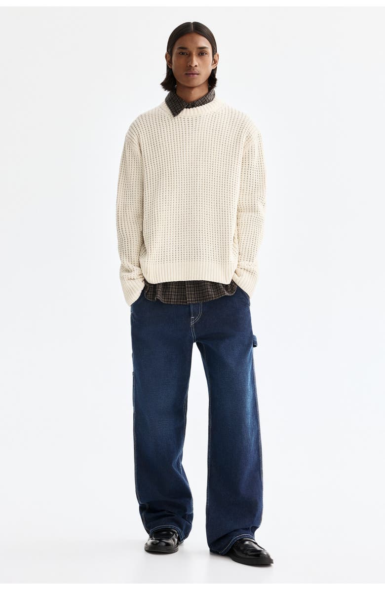 H&M Regular Fit Jumper, Alternate, color, Cream