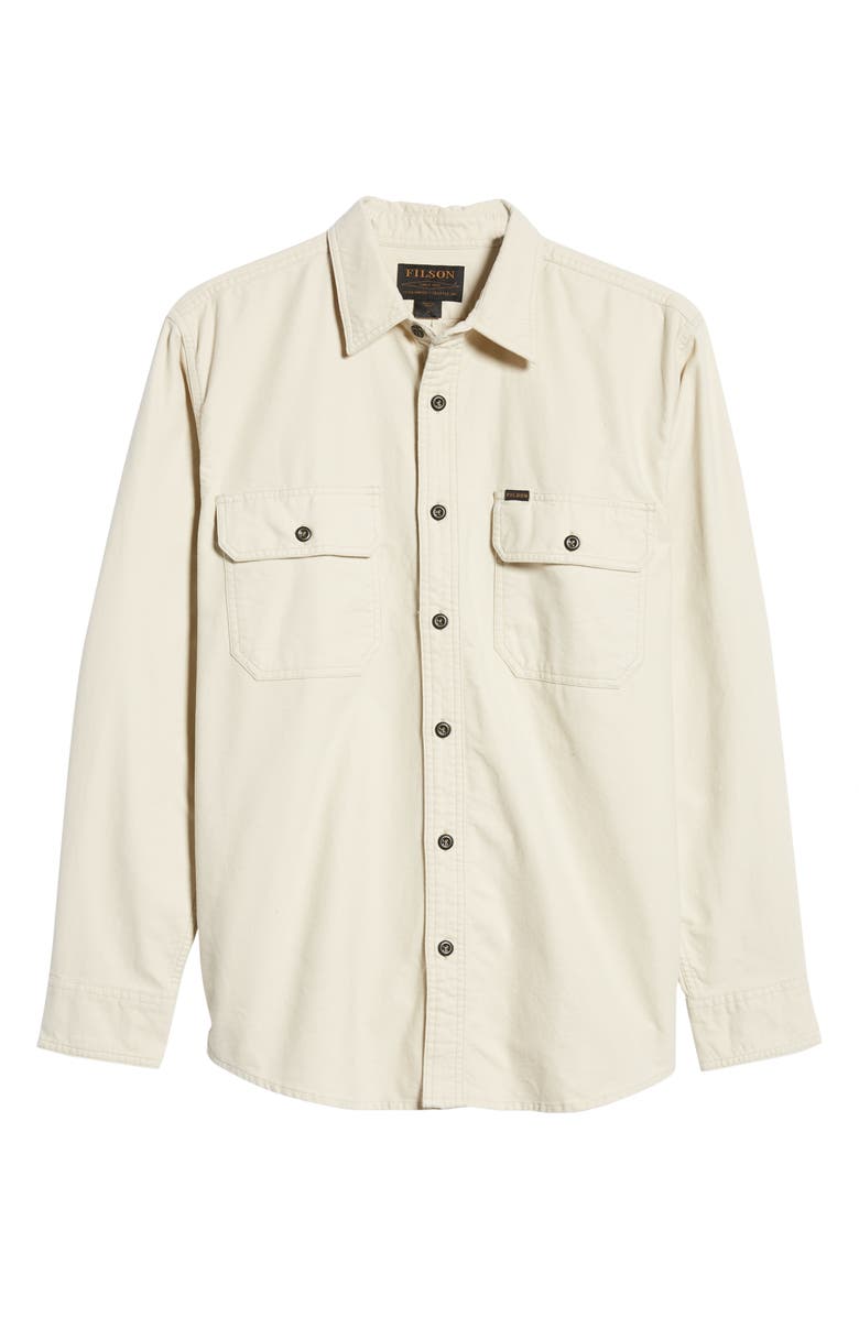 Filson Field Flannel Button-Up Shirt, Alternate, color, 