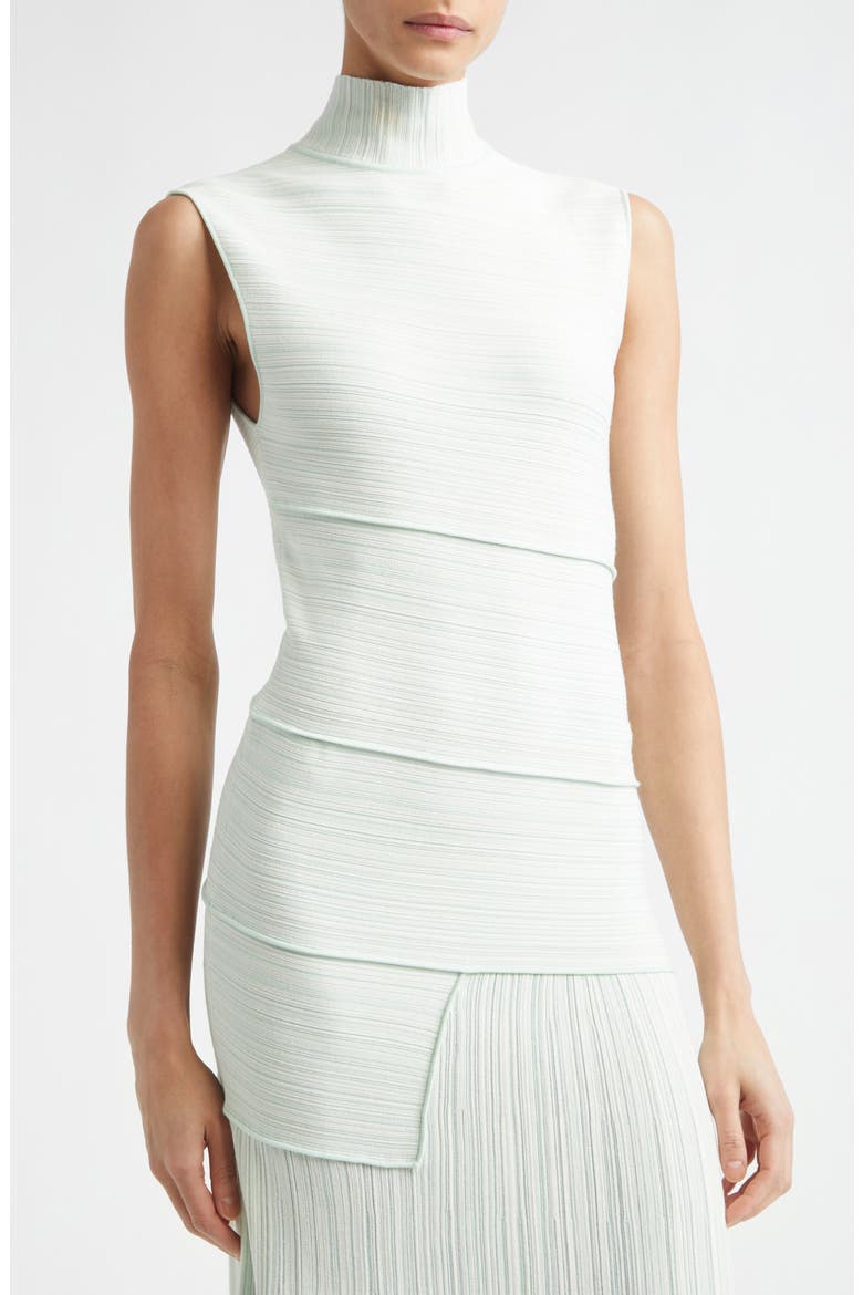 Federica Micropleated Dress, Alternate, color, MINT