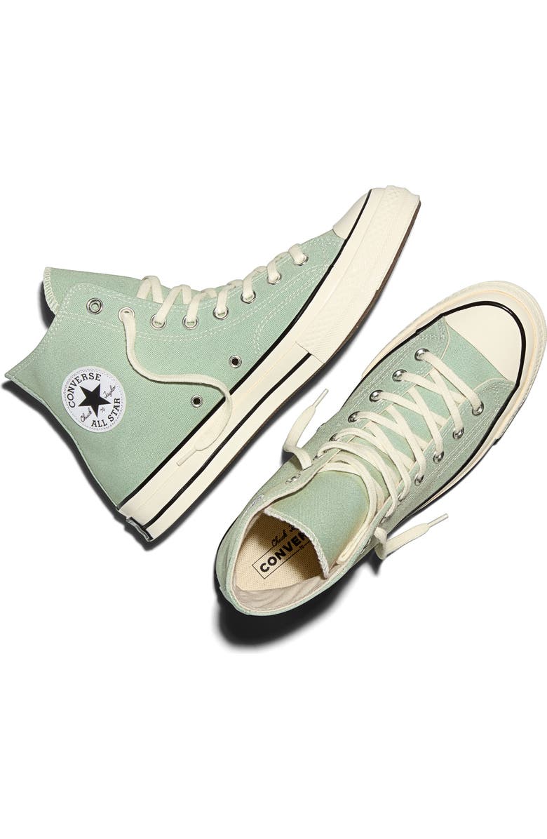 Converse Chuck 70 Canvas High Top Sneaker, Alternate, color, Thyme Again/ Egret/ Black