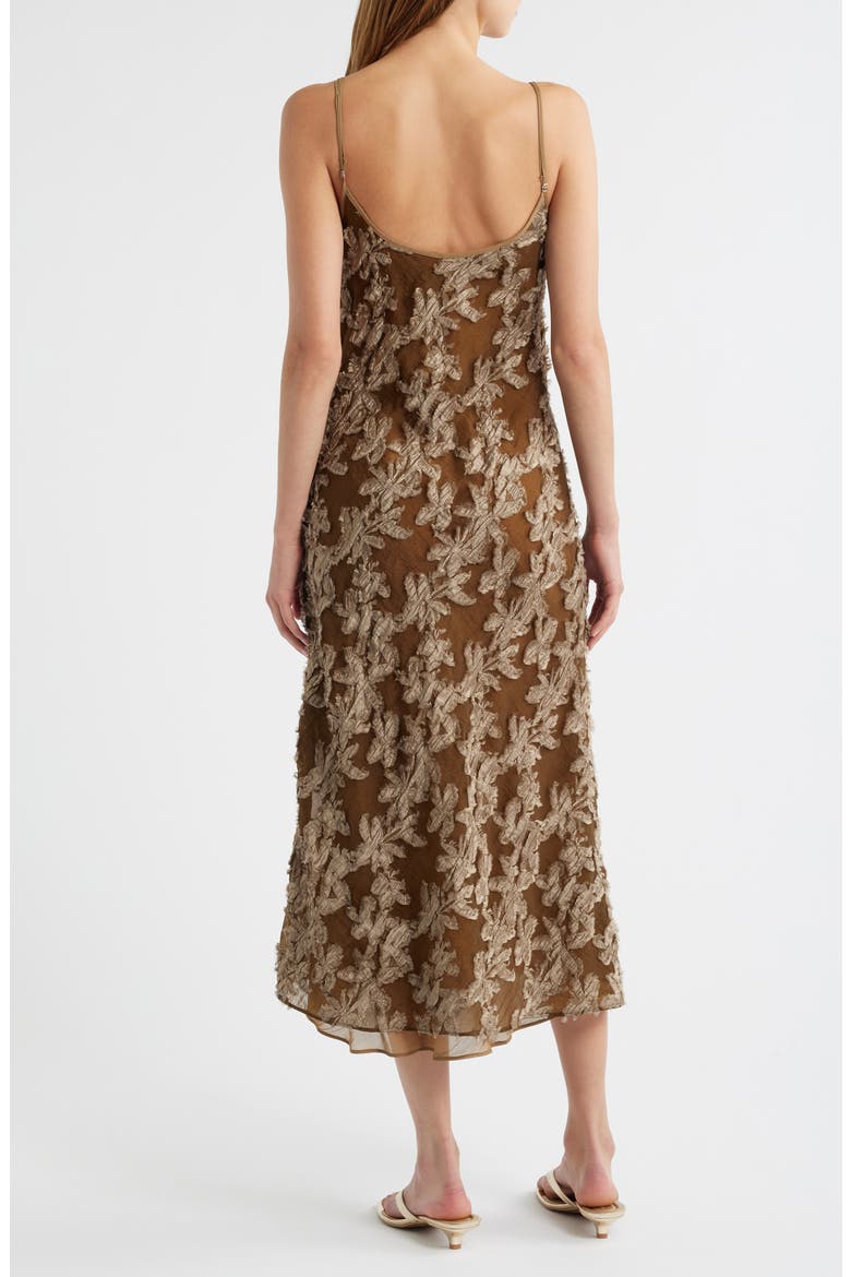 Alessia Texture Sleeveless Midi Dress, Alternate, color, OLIVE