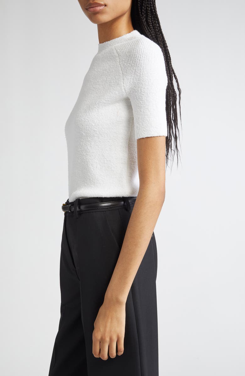 TOTEME Raglan Sleeve Sweater, Alternate, color, White