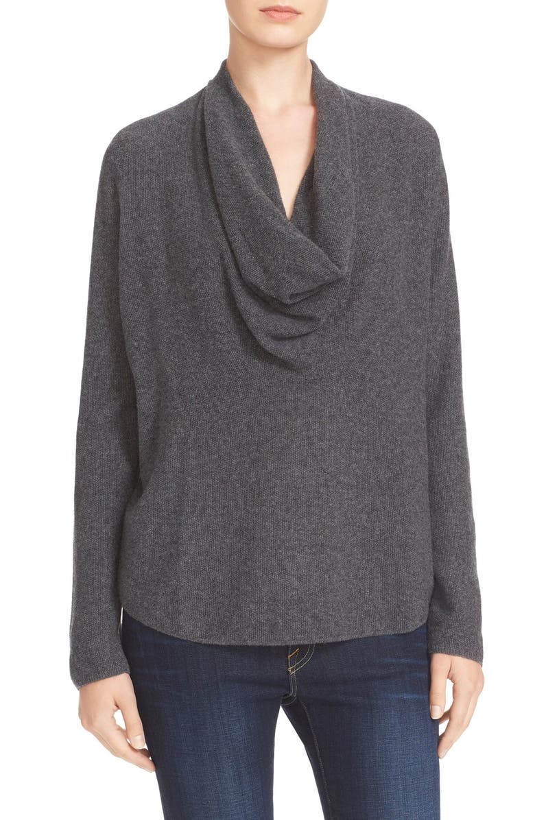 Joie Mikkelin Wool & Cashmere Drape Neck Sweater, Main, color, 