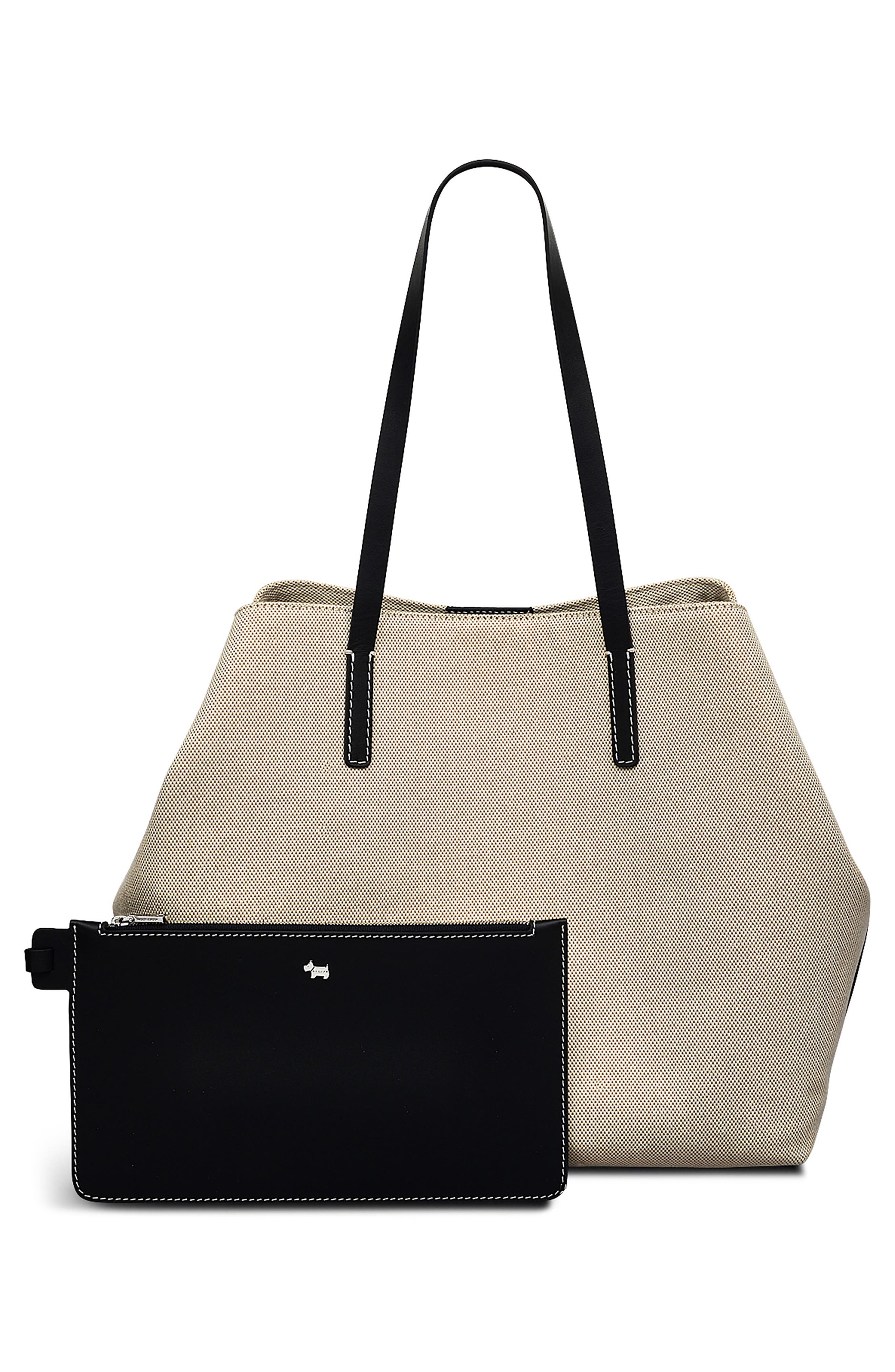 Radley Dukes Place Canvas Tote Bag & Pouch, Alternate, color, 