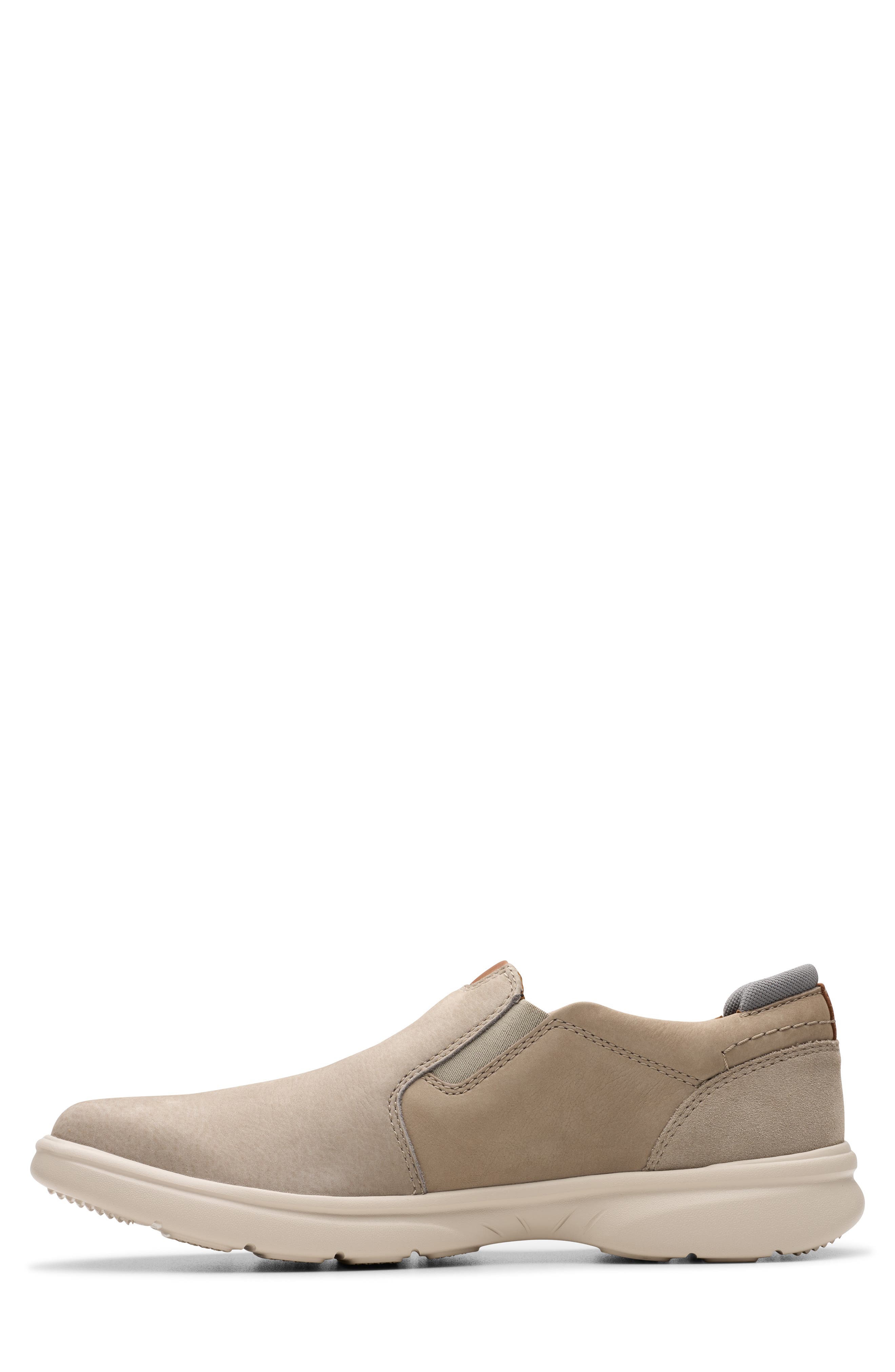 Clarks<sup>®</sup> Bradley Ease Slip-On, Alternate, color, Light Grey Nub