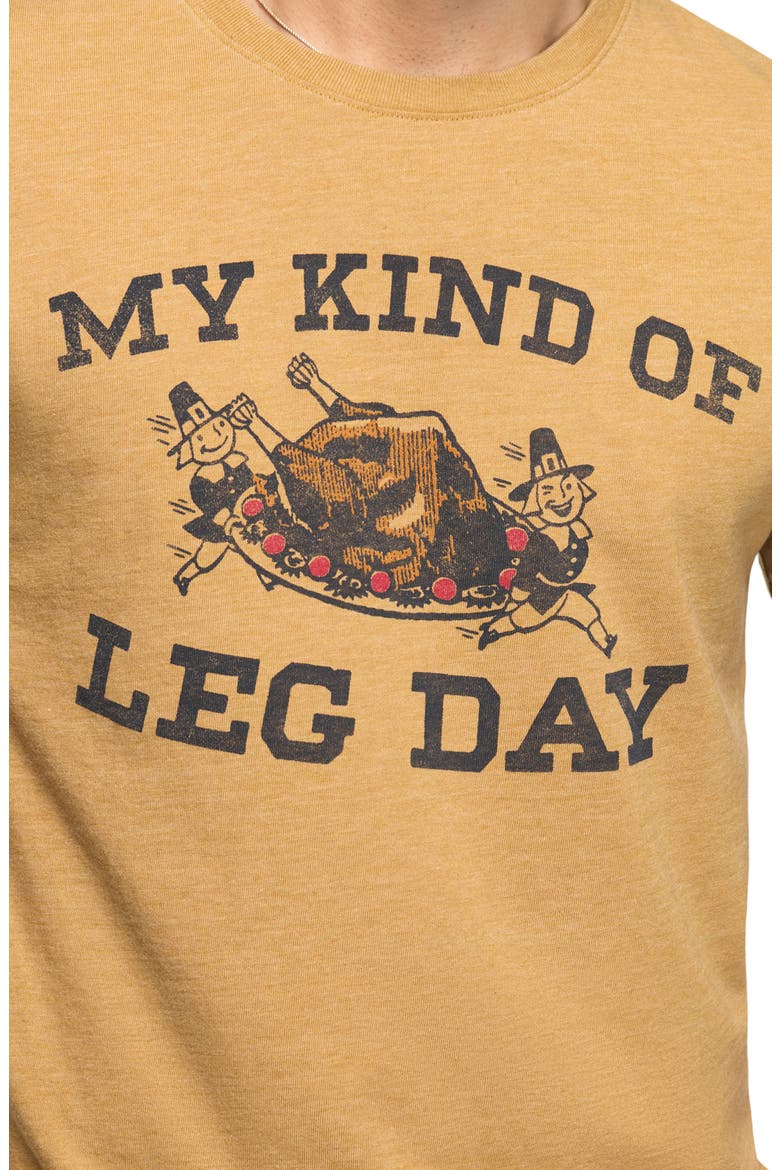 Thanksgiving Feast Mode Graphic Tee, Alternate, color, WOOD THRUSH
