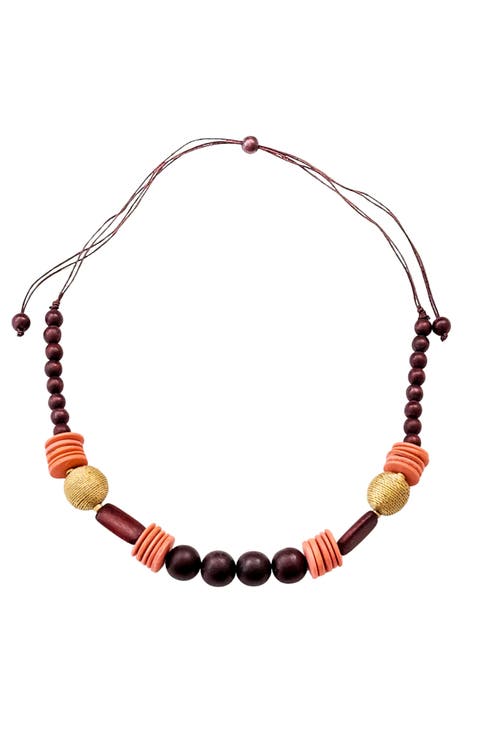 Bombon Wooden Necklace
