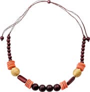 LIKHA Bombon Wooden Necklace