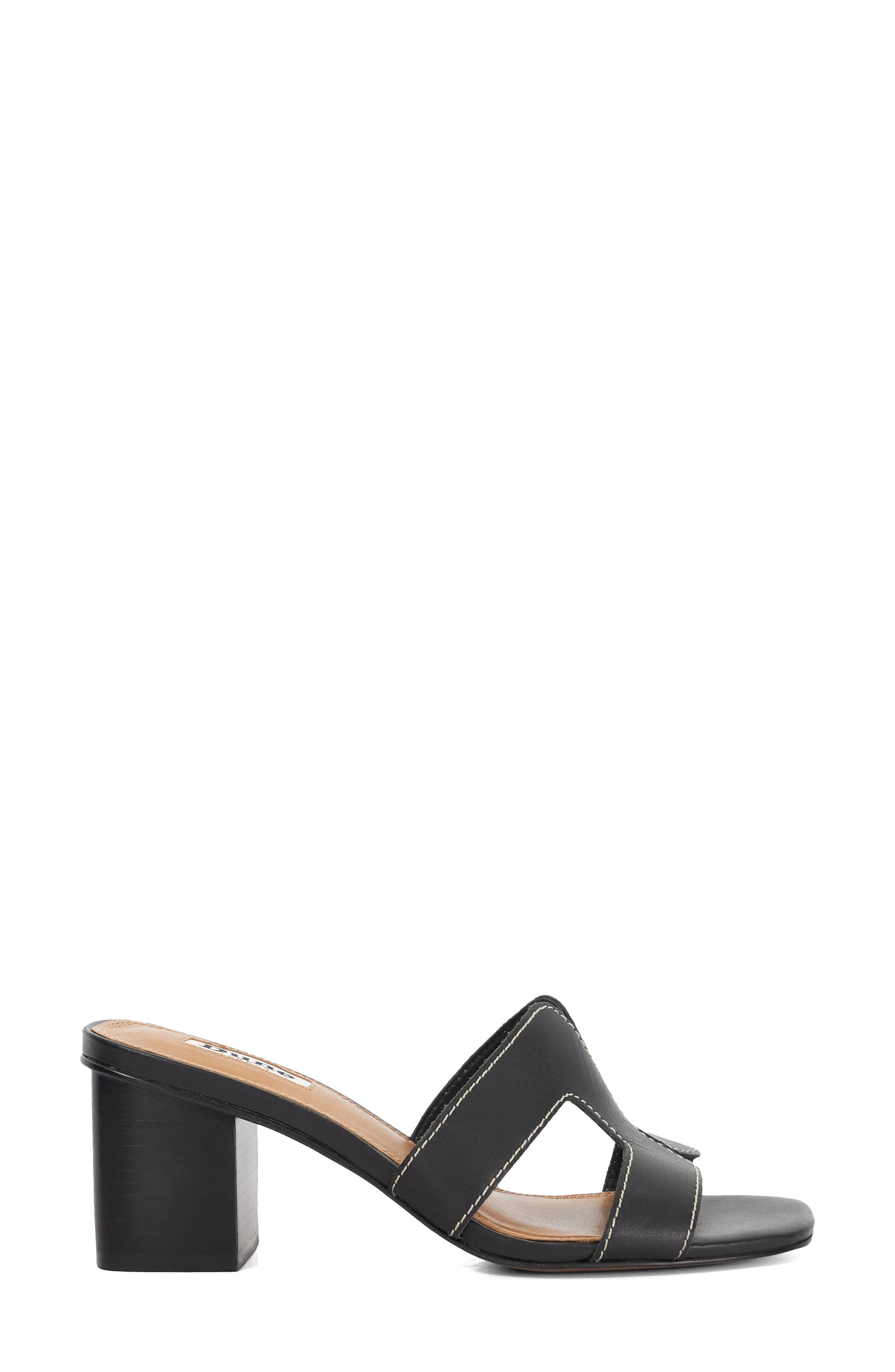 Dune London Jupe Slide Sandal, Alternate, color, Black