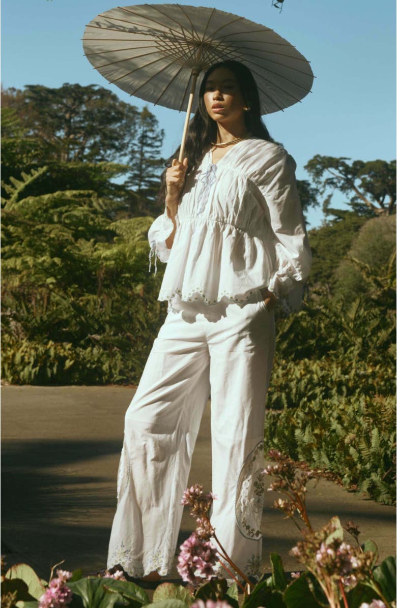 Eddy Isle Top, Alternate, color, White