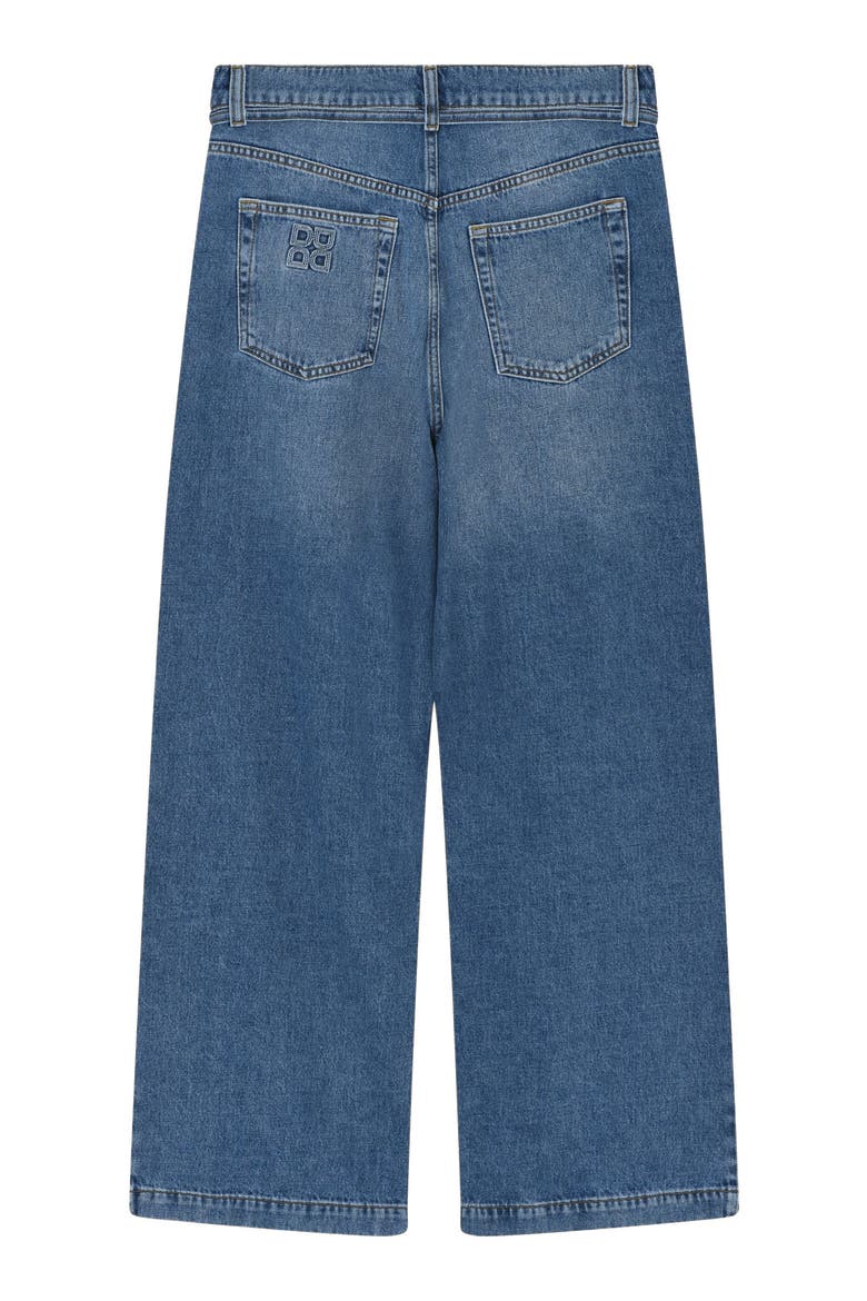 Elijah Mid Wash Denim Jeans, Alternate, color, Medium Blue