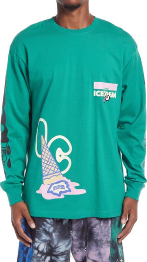 Men's Waffle Cone Long Sleeve Graphic Tee