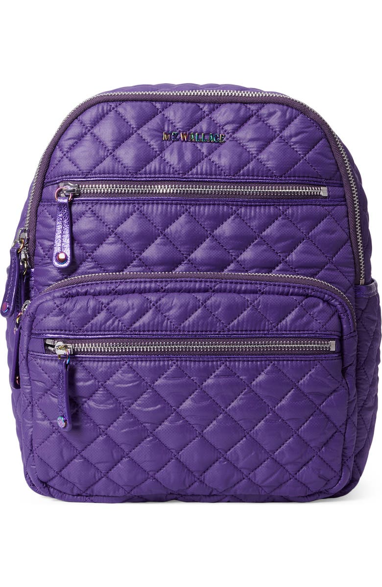 MZ Wallace Small Crosby Quilted Backpack, Main, color,