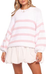 Petal & Pup Darcey Oversize Stripe Sweater