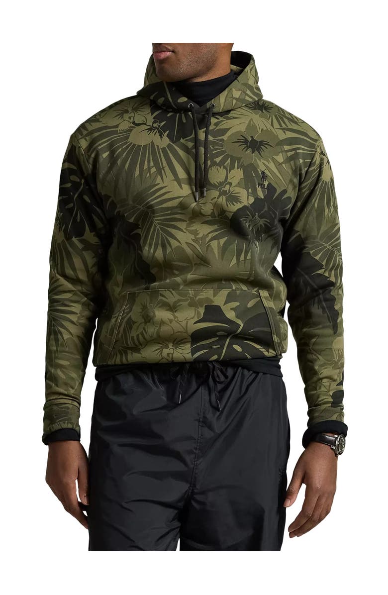Polo Ralph Lauren Big & Tall Palm-Camo Double-Knit Hoodie, Main, color, Palm Cove Camo