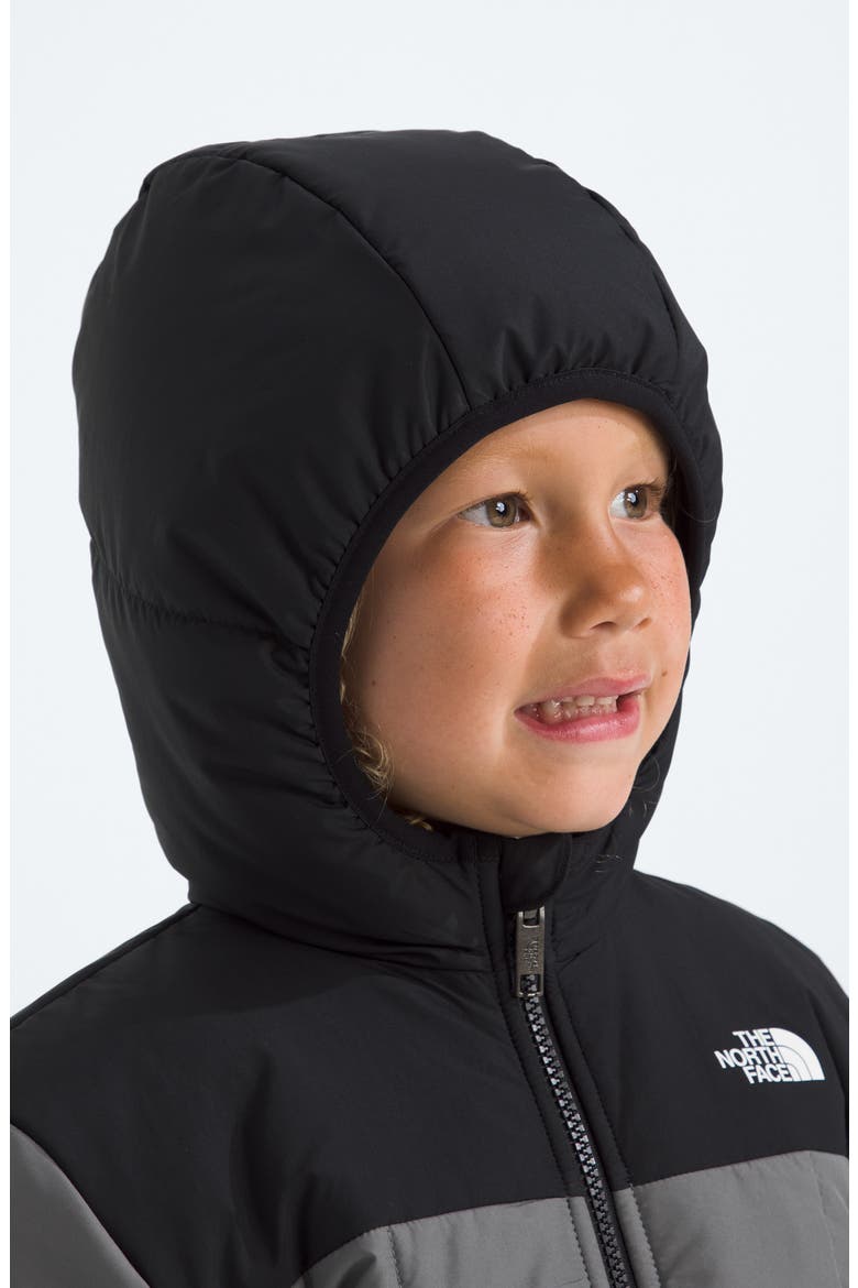 Kids' Shasta Water Repellent Reversible Hooded Jacket, Alternate, color, SMOKED PEARL