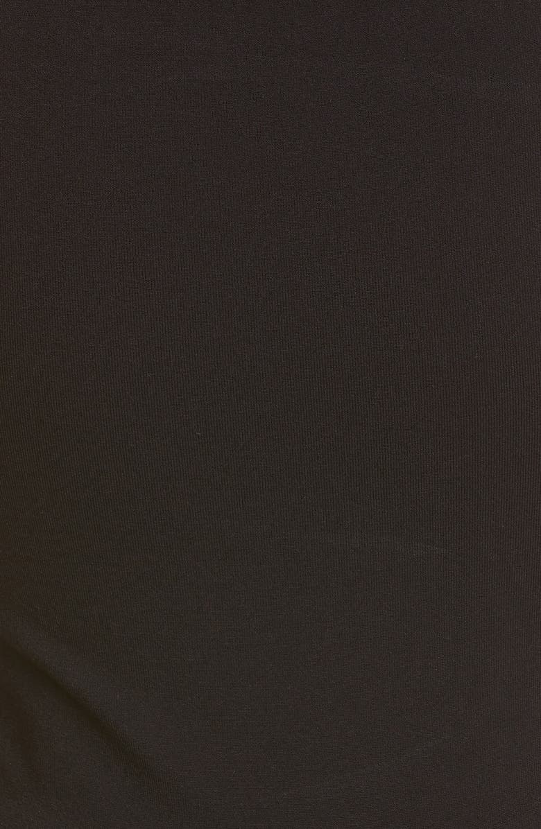 Saint Laurent Off the Shoulder Cutout Catsuit, Alternate, color, 