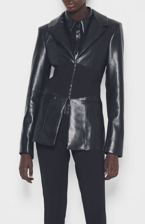 Amour Recycled Leather Blazer