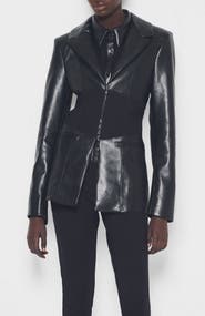 AS by DF Amour Recycled Leather Blazer