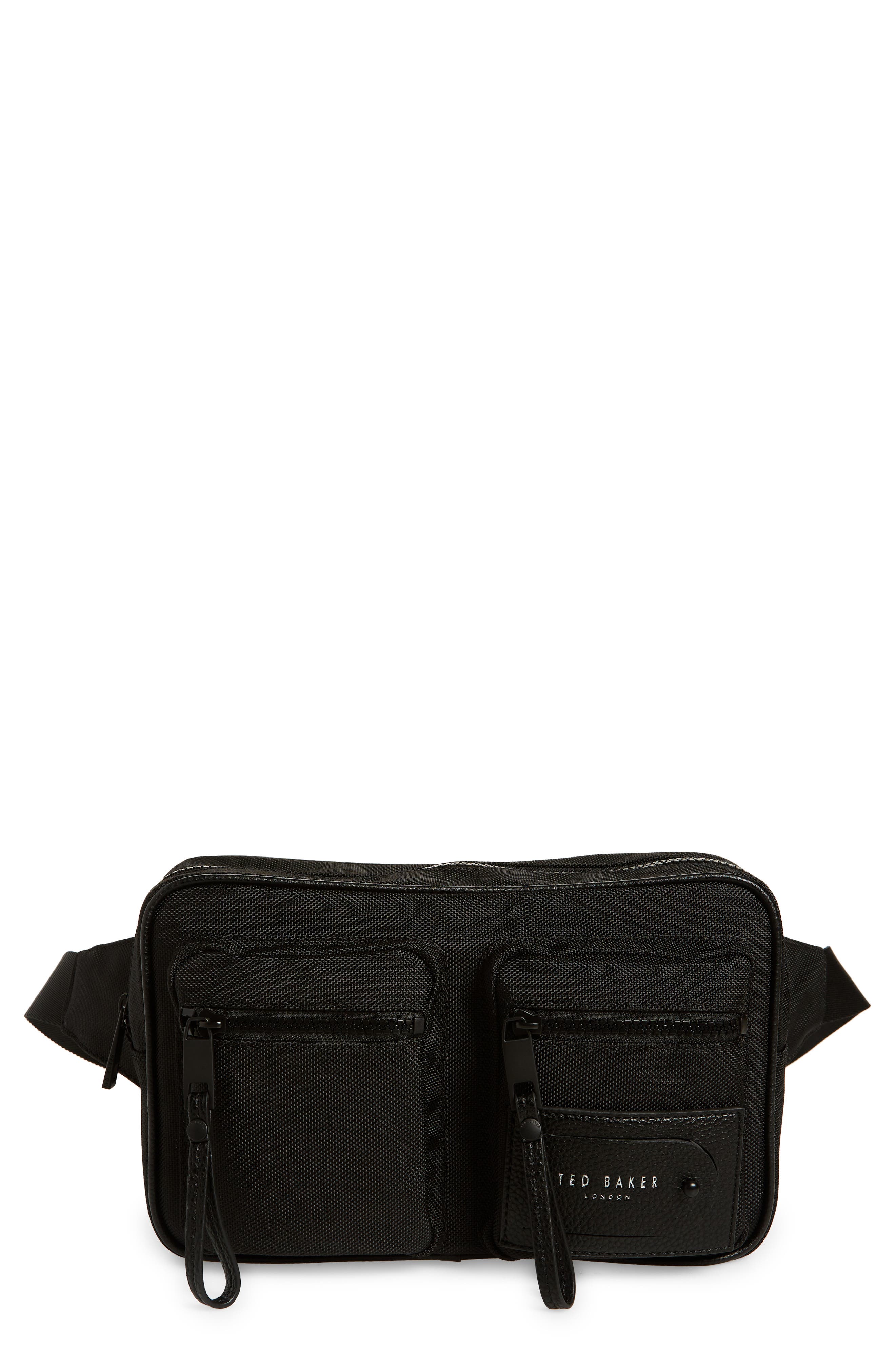 Ted Baker London Harver Travel Belt Bag, Main, color, 
