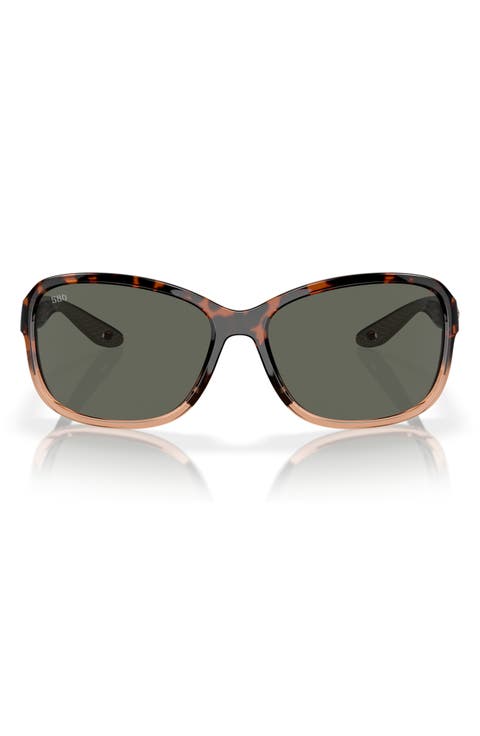 Seadrift 60mm Polarized Square Sunglasses
