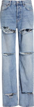 Acne Studios 2010 Ripped Straight Leg Jeans