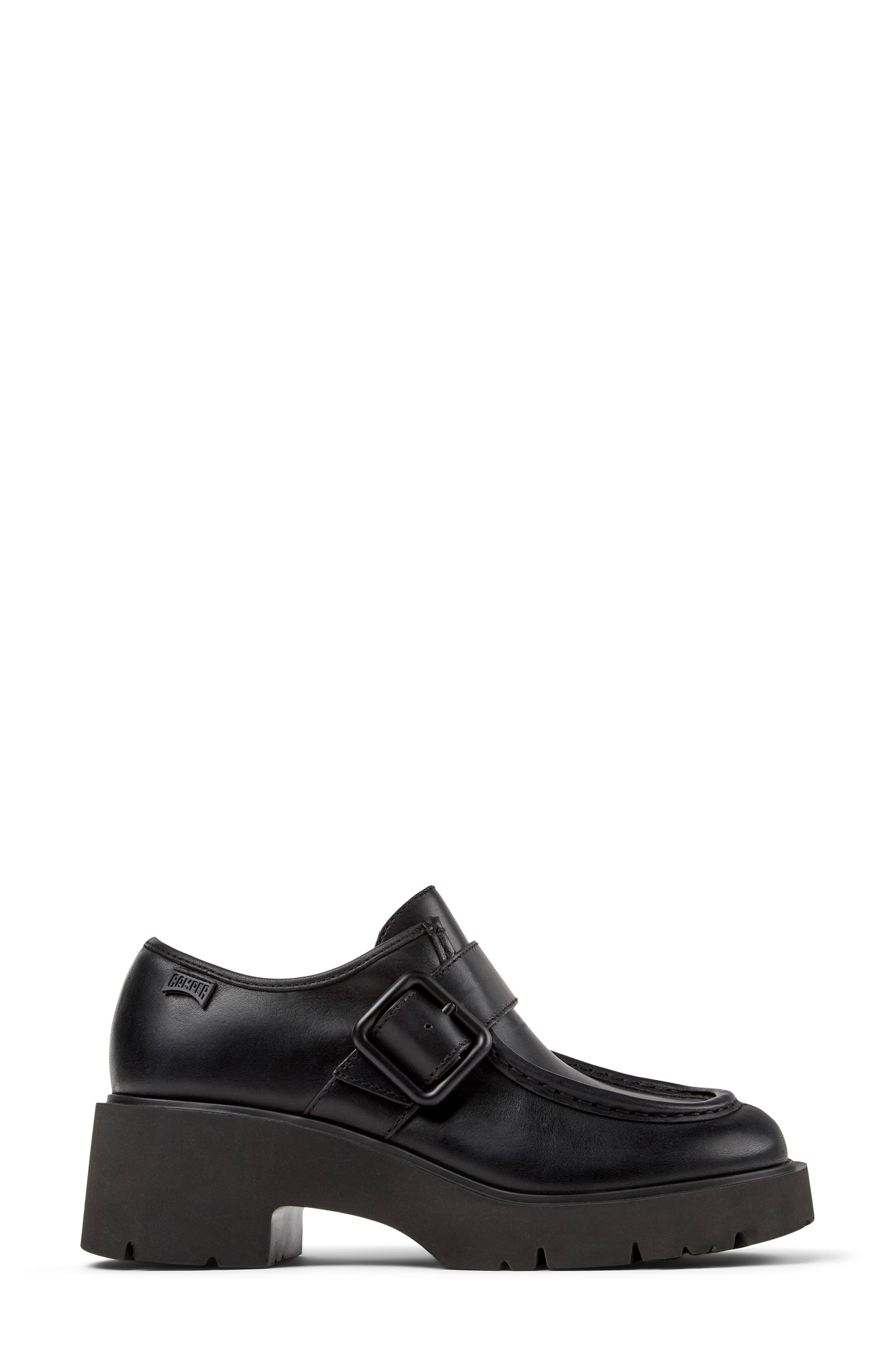 Camper Milah Platform Monk Strap Shoe, Alternate, color, 