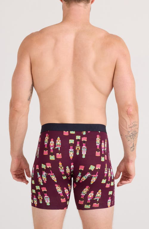 Saxx Vibe Xtra Soft Comfort Boxer Briefs In Red