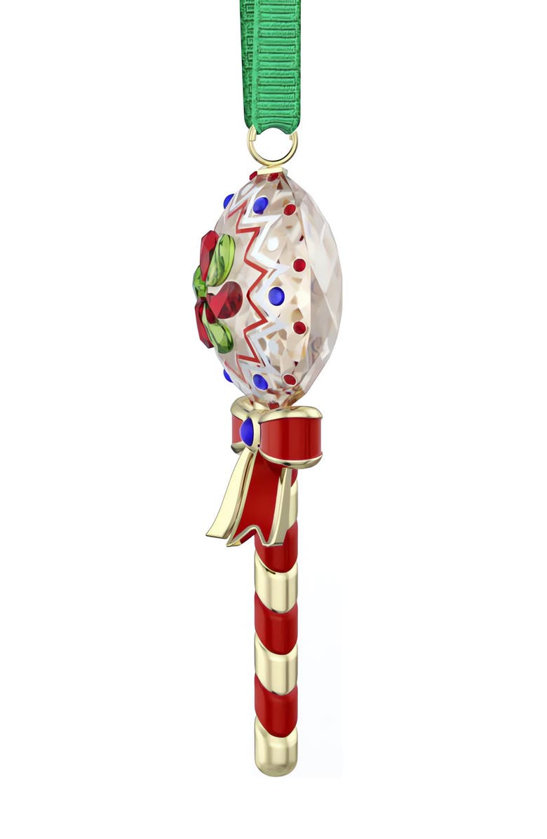 Swarovski Holiday Cheers Dulcis Lollipop Crystal Ornament, Alternate, color, 