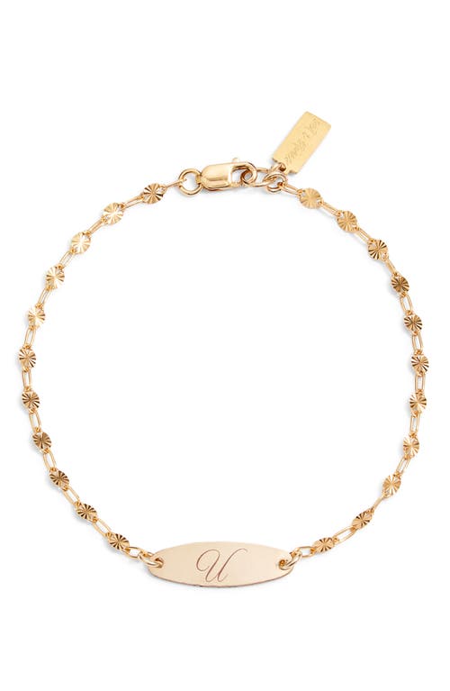 Set & Stones Bank Initial Bracelet