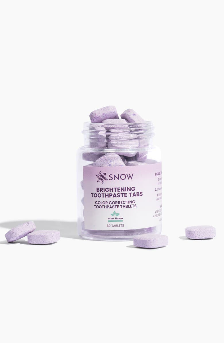 SNOW Instantly Bright Toothpaste Tabs, Alternate, color, Purple