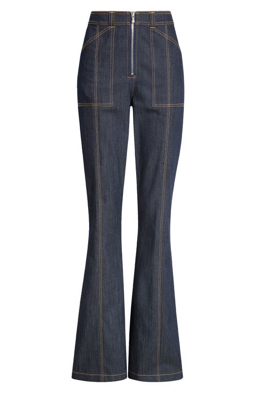 Cinq À Sept Cinq A Sept Val High Rise Flare Leg Denim Pants In Indigo