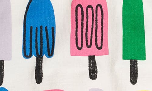 Mon Coeur Recycled Cotton & Organic Cotton Graphic Sweatshirt In Natural/summer