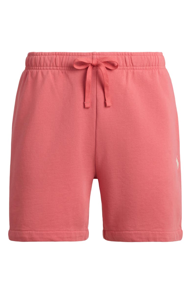 Polo Ralph Lauren French Terry Sweat Shorts, Alternate, color, Red Sky