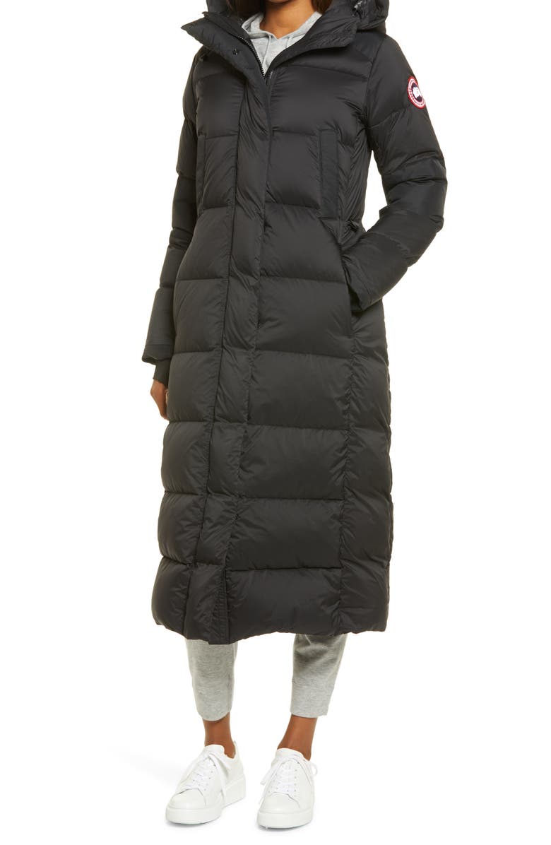 Canada Goose Alliston Water Repellent 750 Fill Power Down Long Hooded Parka, Alternate, color,