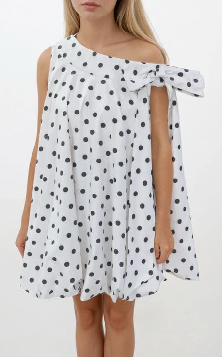 Bow Polka Dot Dress