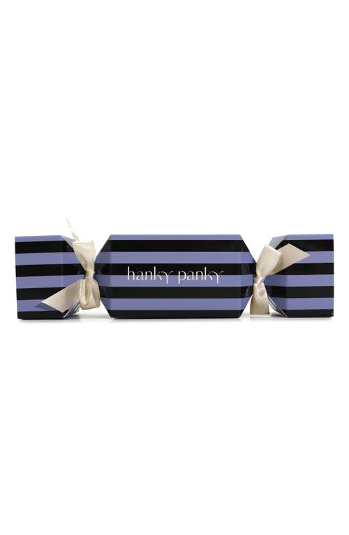 Hanky Panky Holiday Cracker Assorted 3-pack Original Rise Thongs In Multi