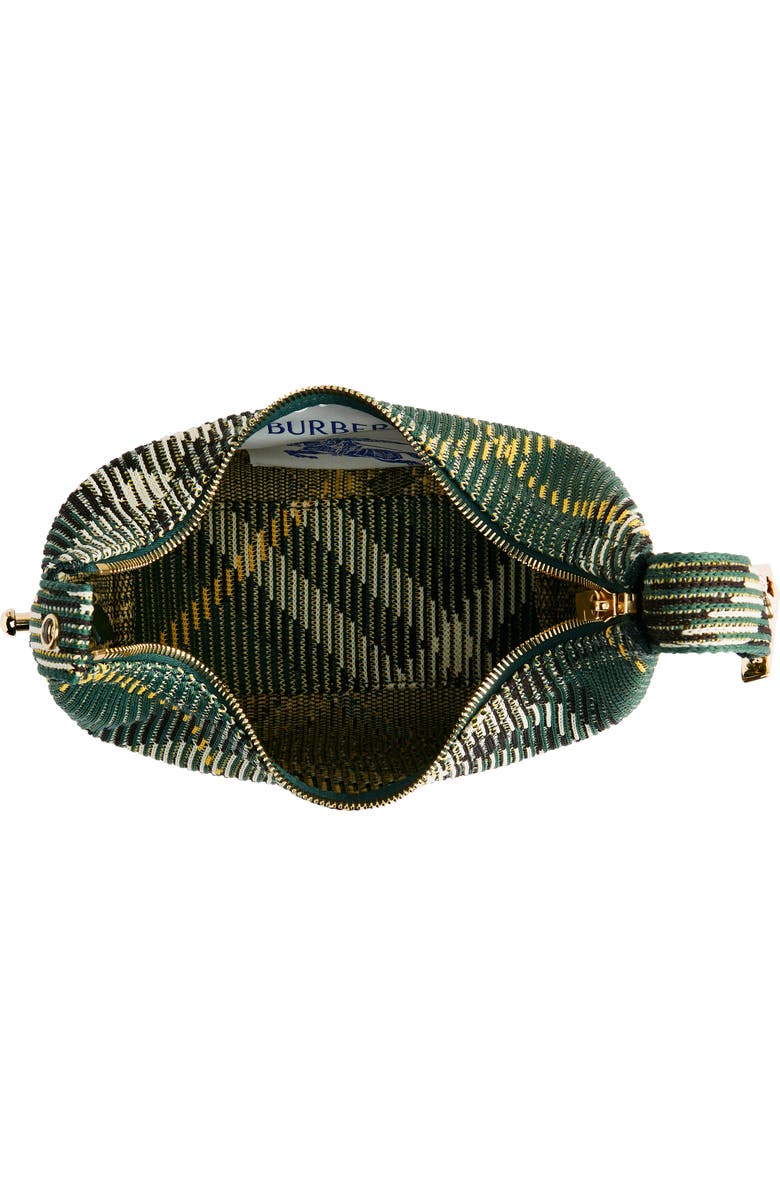 Burberry Mini Check Hobo Bag, Alternate, color,
