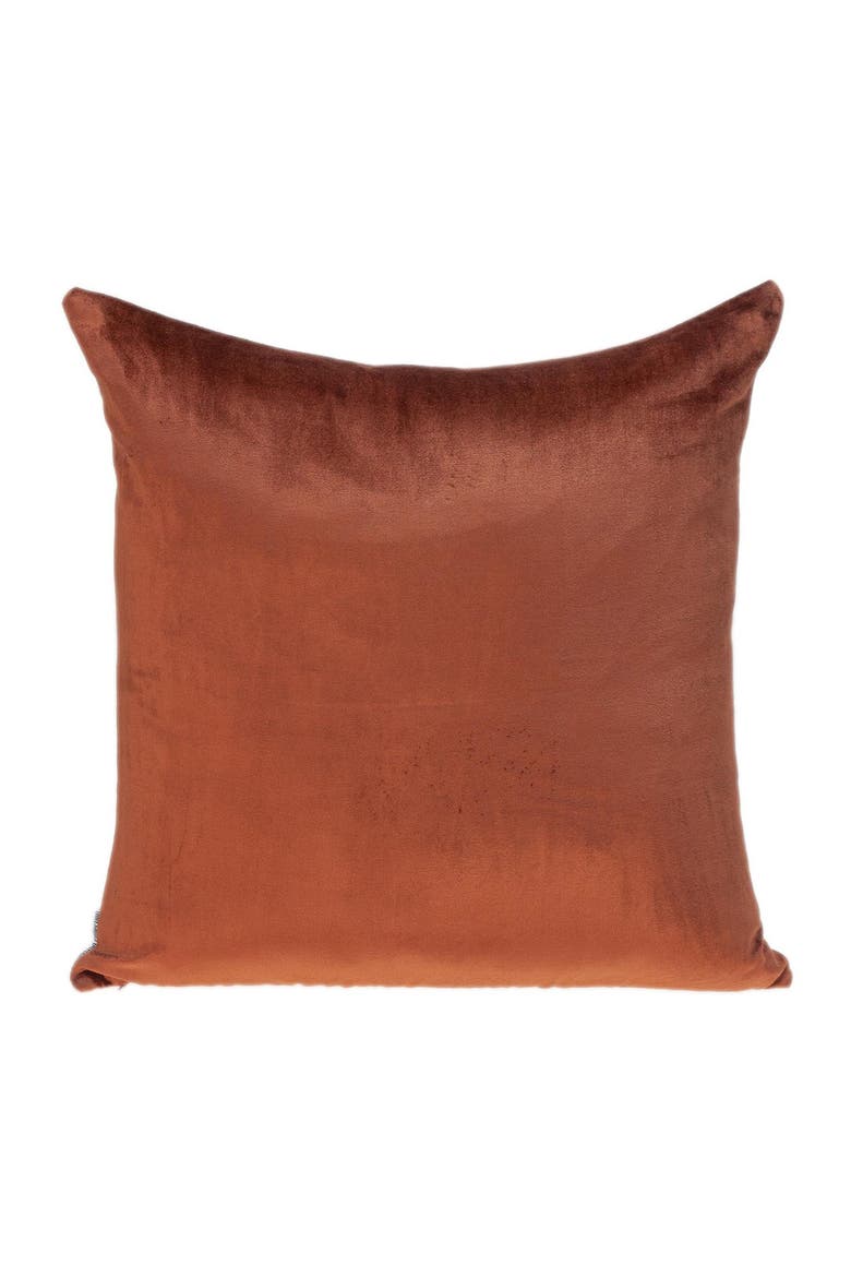 Nerine Throw Pillow, Main, color, BURNT ORANGE