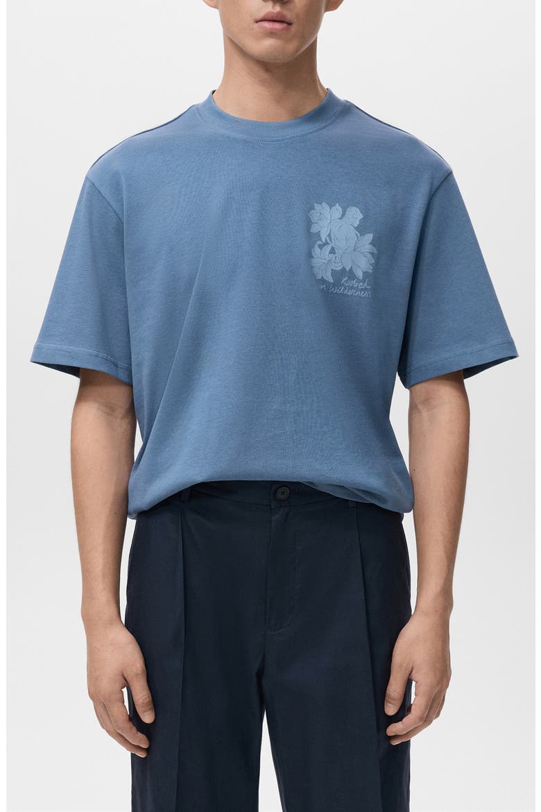 Wilderness Graphic T-Shirt, Main, color, SKY BLUE