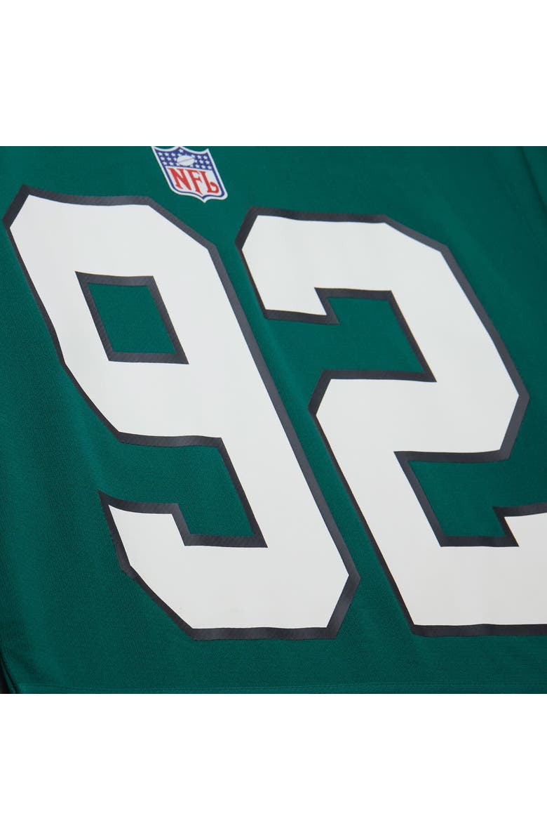 Mitchell & Ness Men's Mitchell & Ness Reggie White Kelly Green Philadelphia Eagles Maxxed Out Fashion Hockey Jersey, Alternate, color, Kelly Green