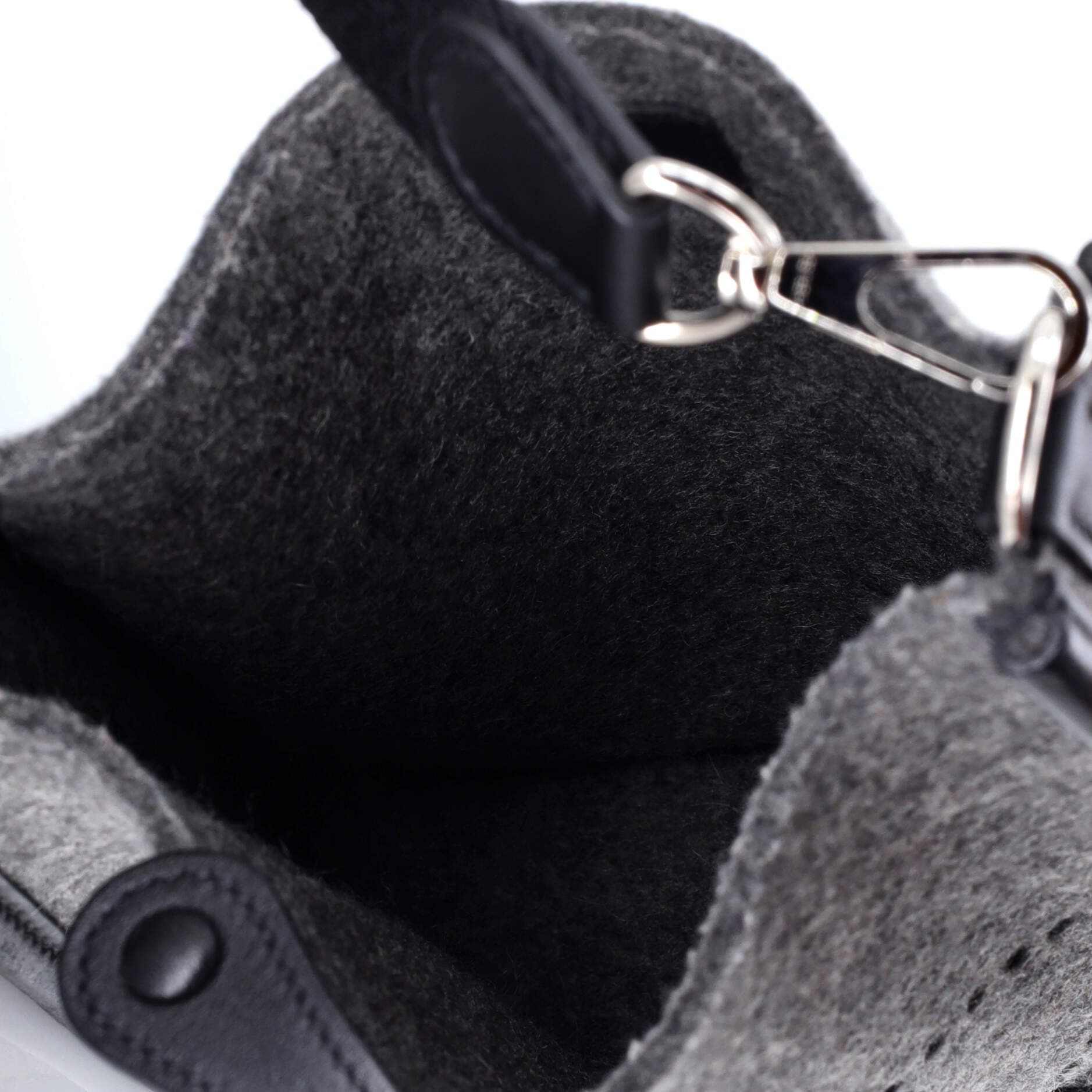 Pre-Owned Hermes Evelyne Bag Gen III Felt TPM, Alternate, color, Gray