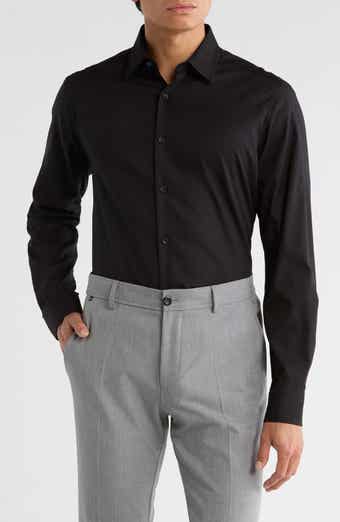 Duchamp Solid Slim Fit Dress Shirt