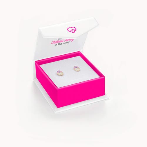 IN SEASON JEWELRY IN SEASON JEWELRY 14K COLORFUL CUPCAKE EARRINGS
