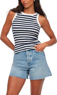nuuds Slinky Rib Knit Stretch Modal Jersey Tank