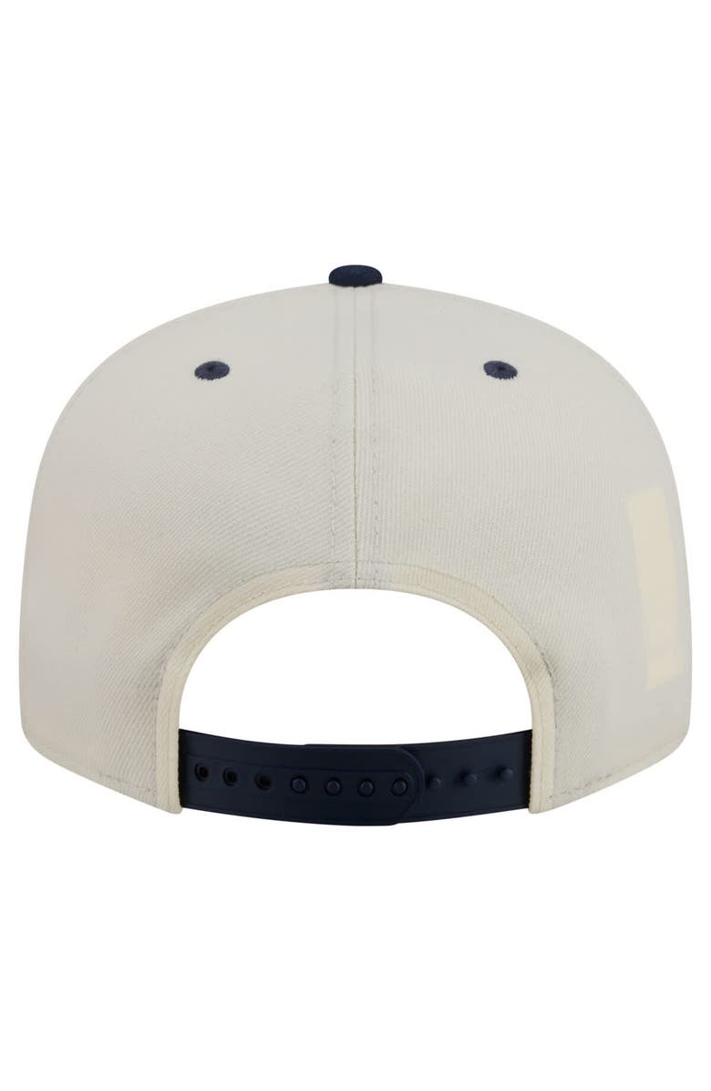 New Era Men's New Era Cream Chicago Bears Oversized Slogan 9FIFTY Snapback Hat, Alternate, color, Cream