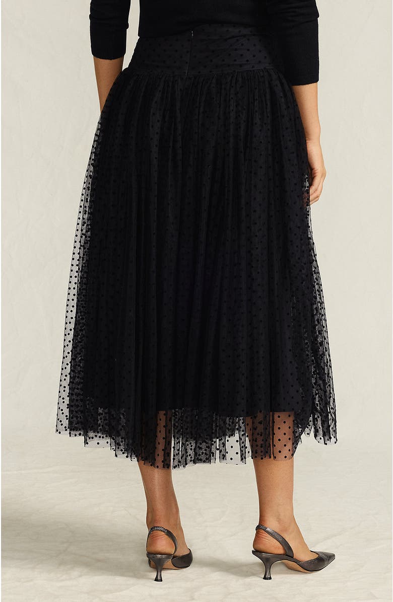 Lands' End Tulle Midi Skirt, Alternate, color, 