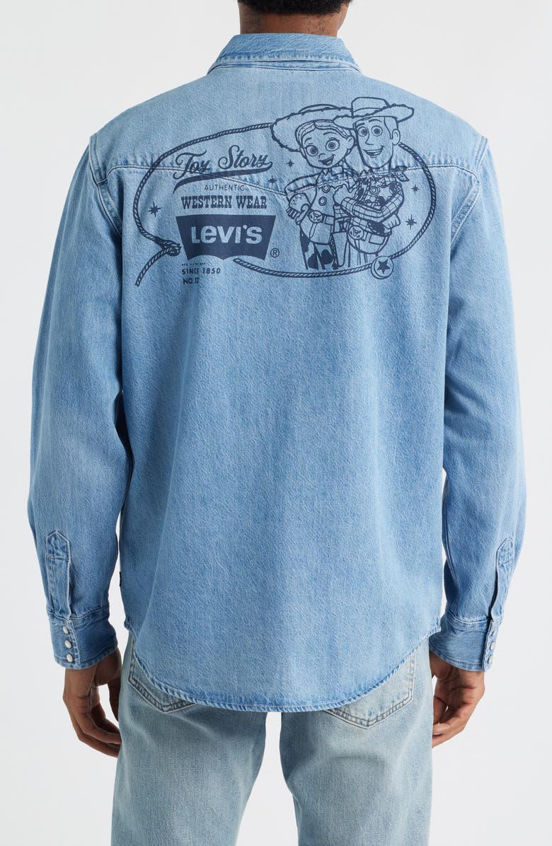 Levi's<sup>®</sup> x Disney Pixar<sup>®</sup> Toy Story Denim Shacket, Alternate, color,
