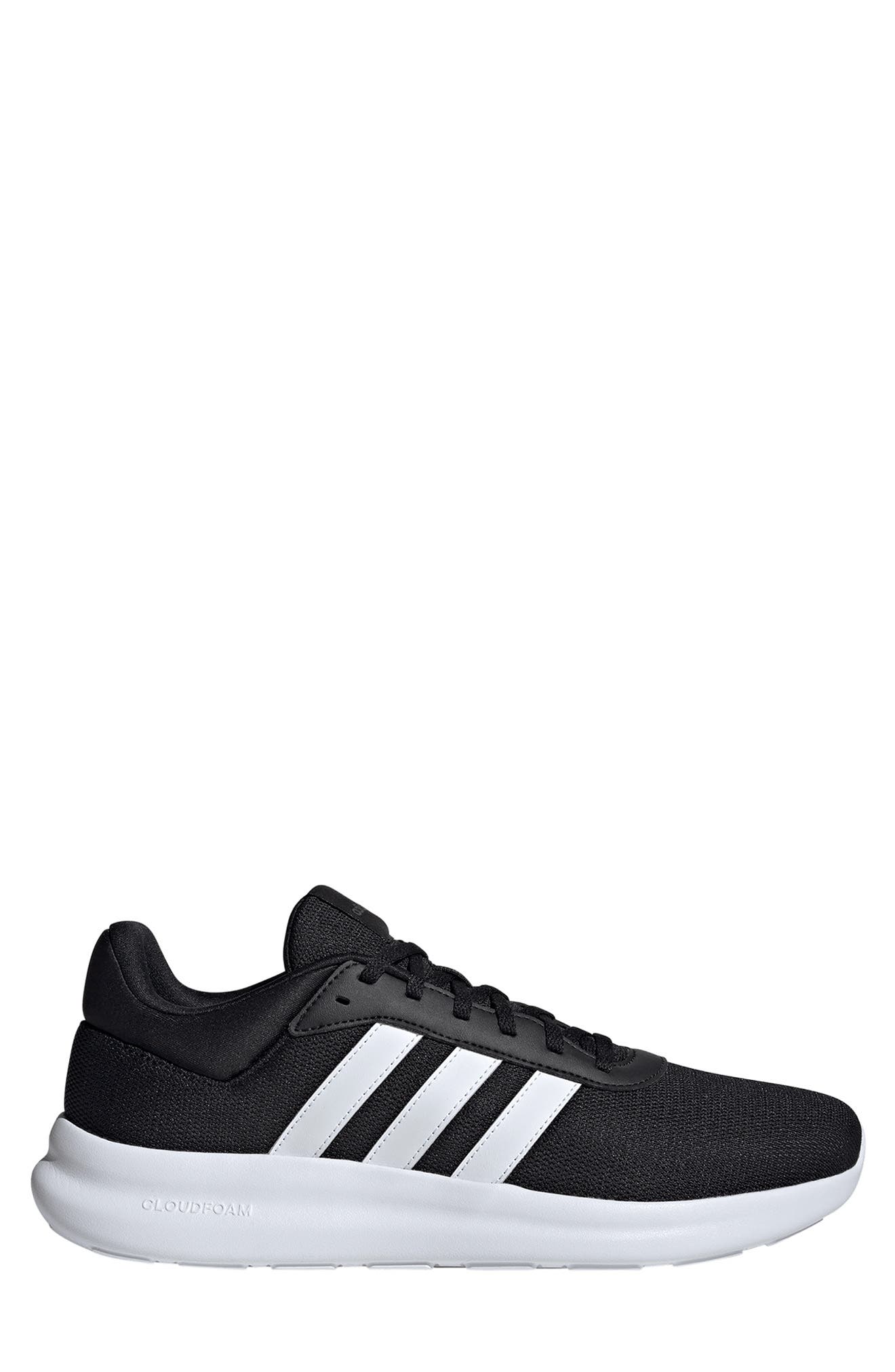 adidas Lite Racer 4.0 Sneaker, Alternate, color, Black/ White/ Grey