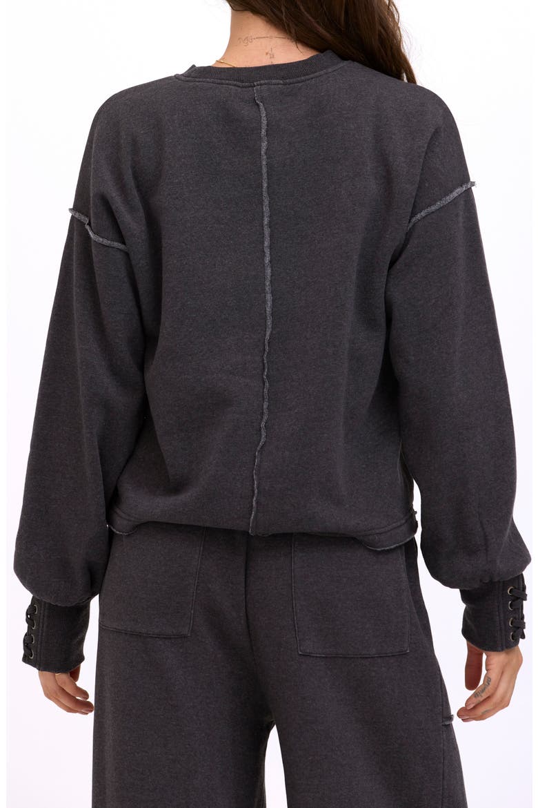 Roxanna Sweatshirt, Alternate, color, BLACK
